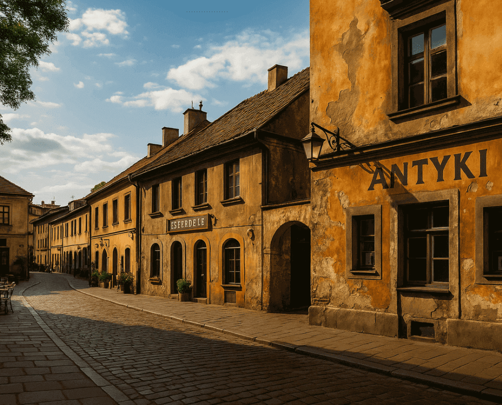 Kazimierz Kraków z widokiem na ulicę Szeroką