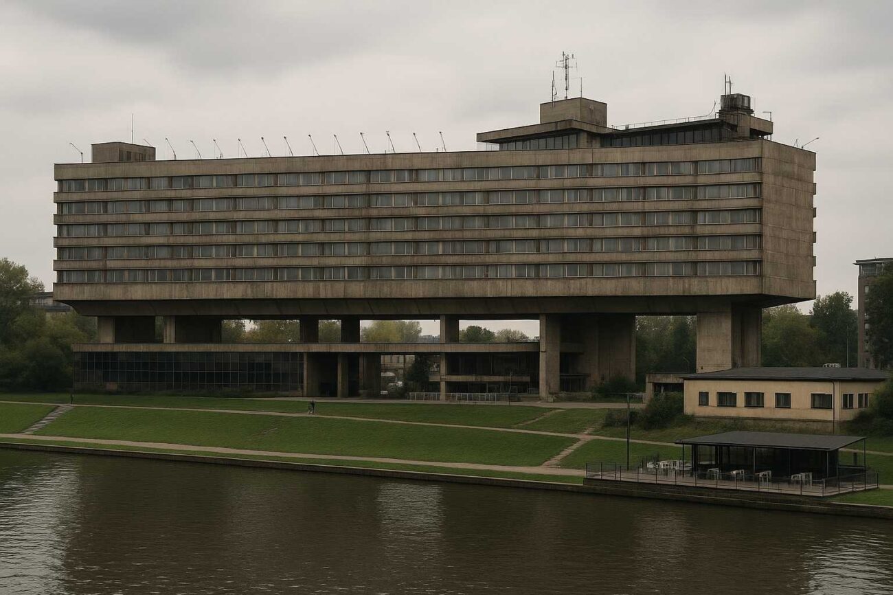 Hotel Forum Kraków - budynek nad Wisłą