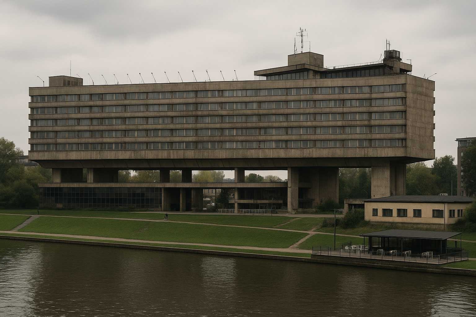 Hotel Forum Kraków - budynek nad Wisłą