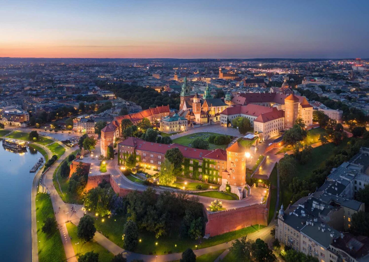 kraków - wysokość nad poziomem morza Wawelu