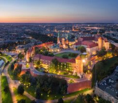 kraków - wysokość nad poziomem morza Wawelu