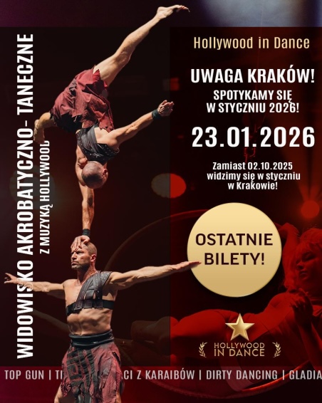 promocja spektaklu tanecznego w ICE w Krakowie