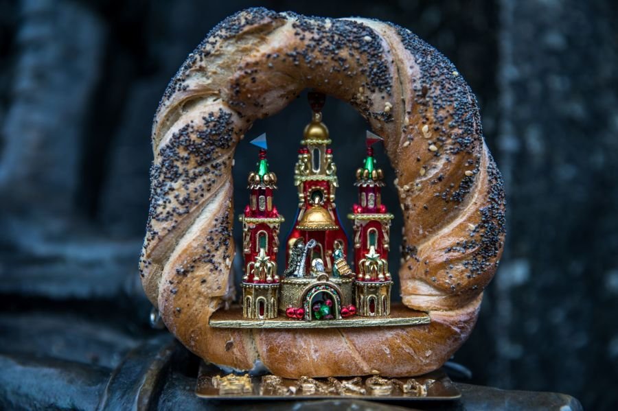 szopka krakowska w obwarzanku 