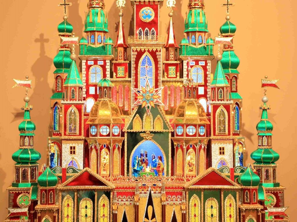 szopki krakowskie 2025 - zbliżenie na pracę konkursową 