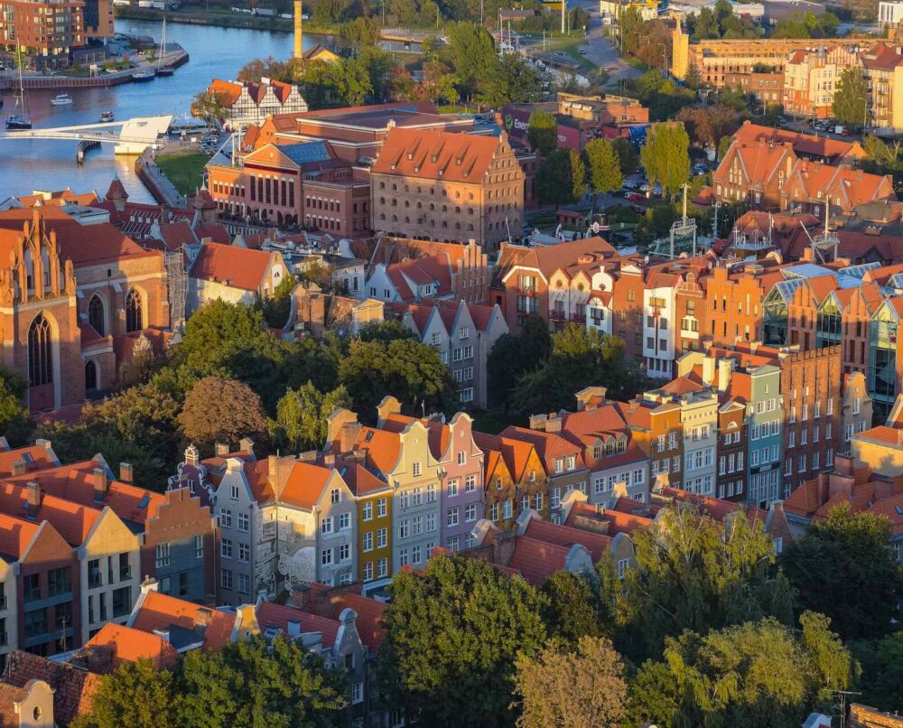 Gdańsk z lotu ptaka