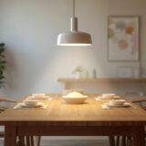 jaki stół do jadalni z białymi ścianami