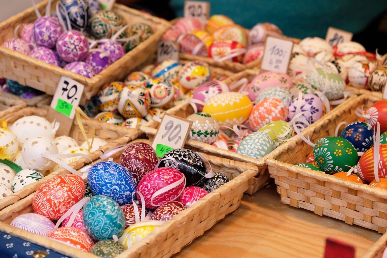 jarmark wielkanocny kraków - stragany