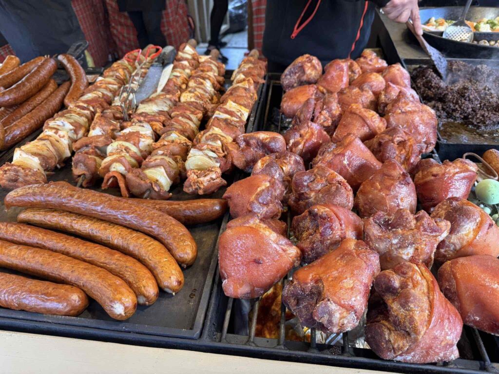 jarmark wielkanocny kraków - jedzenie 