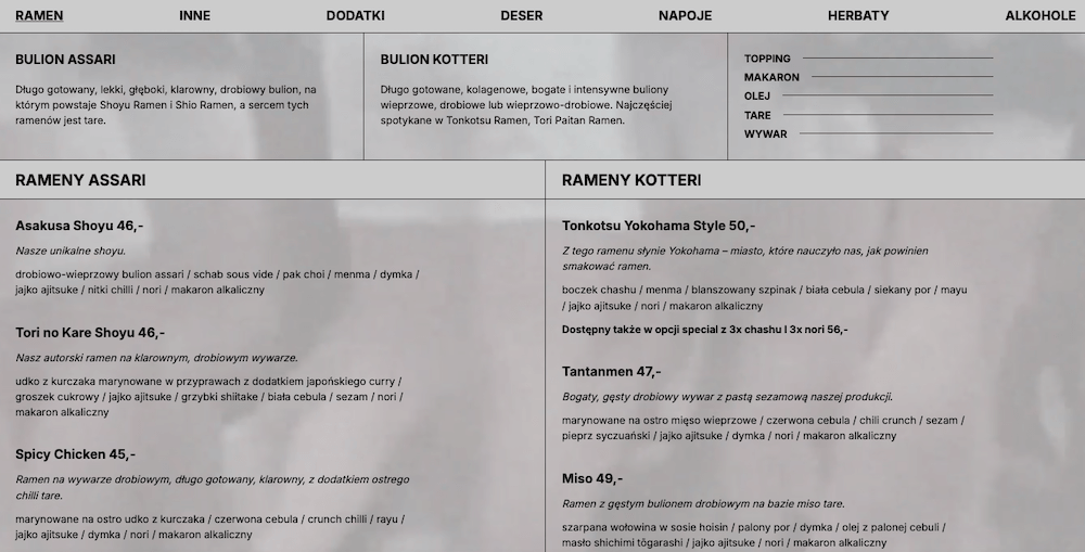 Ramen People jako najlepszy ramen w Krakowie