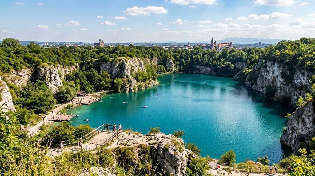 Zakrzówek głębokość w Krakowie