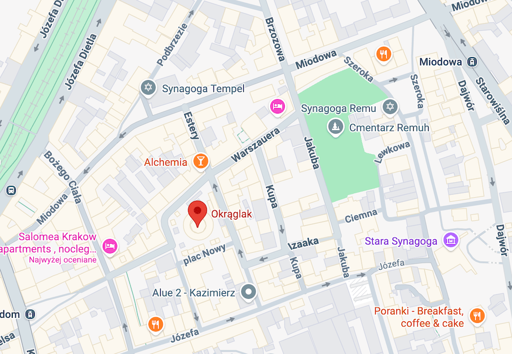 zapiekanki okrąglak w Google Maps zapiekanki okrąglak na mapach Google