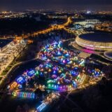 Ogród Świateł Kraków z góry