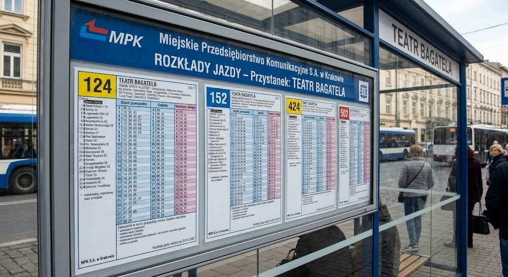 rozkład jazdy mpk kraków na przystanku